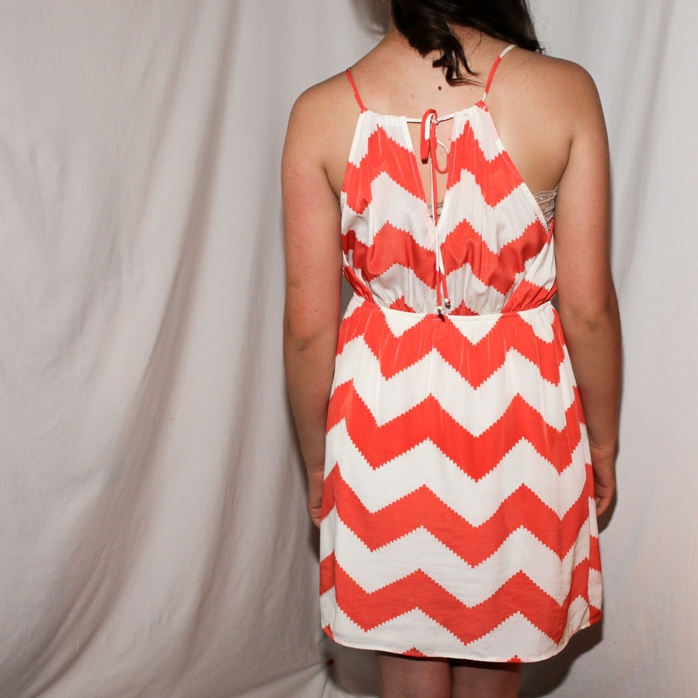 funky chevron summer dress